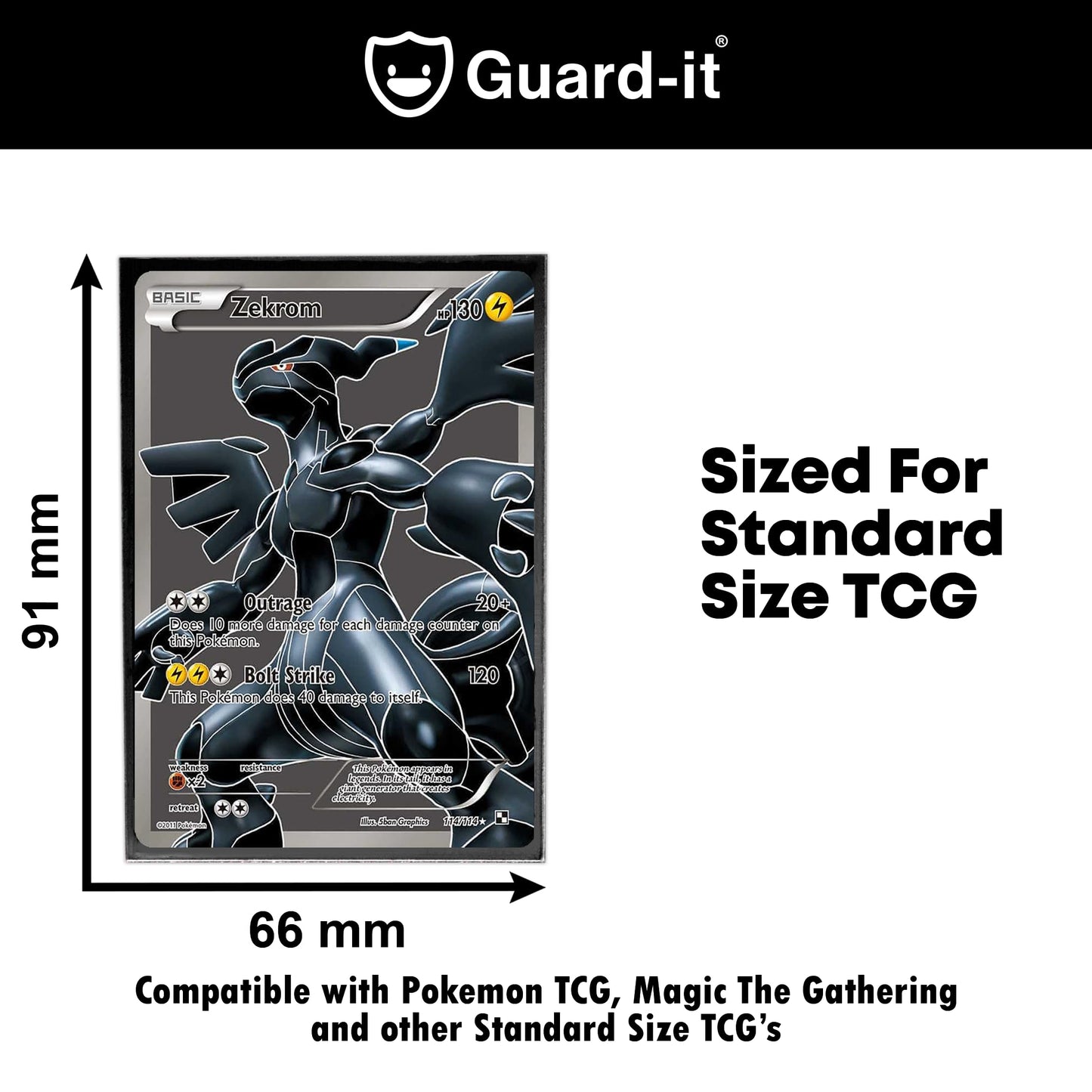 Standard Size Matte Card Sleeves | 66x91mm