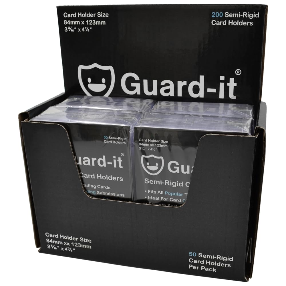 Semi-rigid Card Holders – Clear