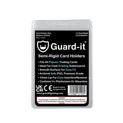 Semi-rigid Card Holders – Clear