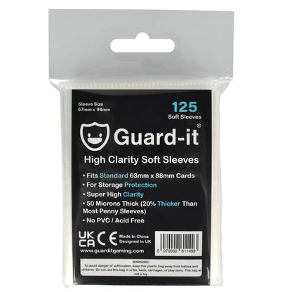 Standard Size Penny Sleeves – Clear | 67x94mm