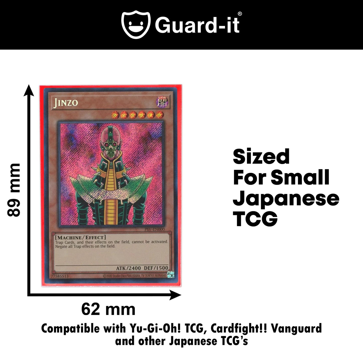 Japanese Size Card Sleeves | 62x89mm