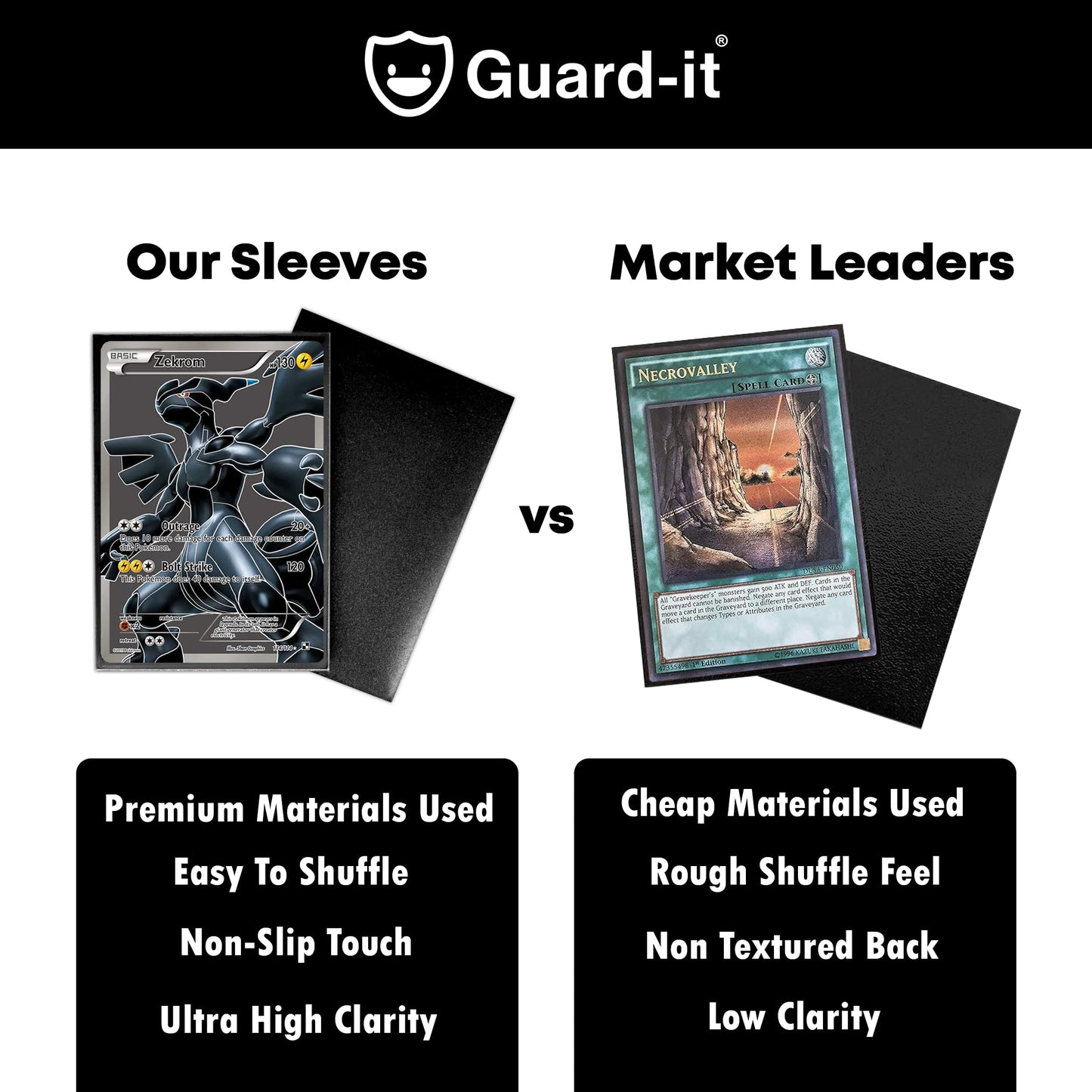 Standard Size Matte Card Sleeves | 66x91mm